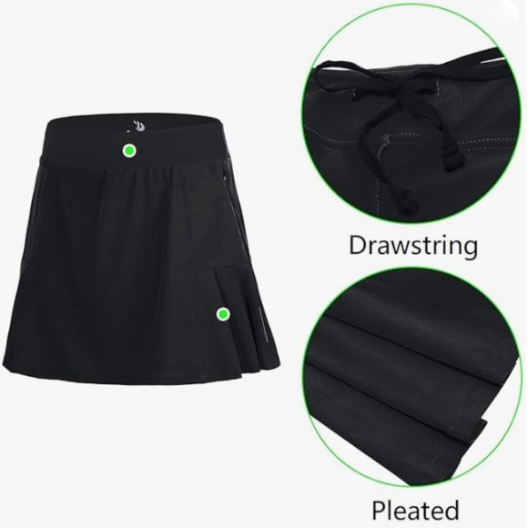 Beroy Women Quick Dry and Breathable Cycling Skirt Shorts with  3D Padded S - Picture 4 of 9